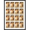 277e - Fujeira MNH ** Mi N°1006/1010 B Tableau (Painting) nus nudes Non dentelé imperf feuilles sheets