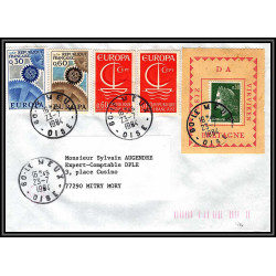 72898 porte timbre breiz bretagne cheffer europa le meux oise 1984 lettre cover France