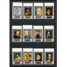 278a - Umm al Qiwain MNH ** Mi N°198/209 B Tableau (Painting) Non dentelé imperf selfs portraits 