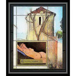 279 - Fujeira MNH ** Mi bloc N°118 A Amedeo Modigliani