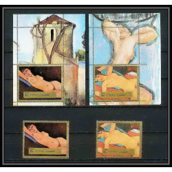 279a - Fujeira MNH ** Mi bloc N°117/118 A Amedeo Modigliani