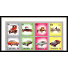 282 - Yemen kingdom MNH ** Mi N°1180/1183 B silver Voiture (Cars car automobiles voitures) Non dentelé imperf
