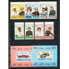 291c - Yemen kingdom MNH ** Mi N°633/642 A blocs 146/147 Voiture (Cars car automobiles voitures) motocycle car racers