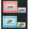 291d - Yemen kingdom MNH ** Mi N°633/642 A blocs 146/147 Voiture (Cars car automobiles voitures) motocycle car racers