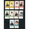 292 - Yemen kingdom MNH ** Mi N°633 /642 B non dentelé imperf Voiture Cars automobiles voitures motocycle car racers