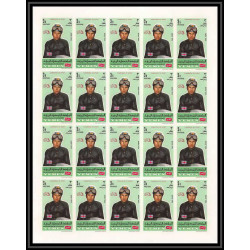 292 Yemen kingdom MNH ** N°633/642 B non dentelé imperf Voiture Cars automobiles motocycle car racers feuilles sheets