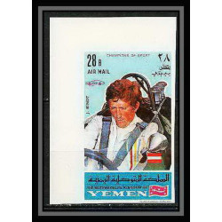 292a - Yemen kingdom MNH ** Mi N°633 /642 B non dentelé imperf Voiture Cars automobiles voitures motocycle car racers