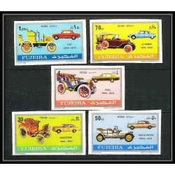 296c - Fujeira MNH ** Mi série N°612/617 B Non dentelé imperf Voiture (Cars car automobiles voitures) cadillac