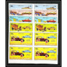 296f - Fujeira MNH ** Mi série N°612/617 B bloc 4 Non dentelé imperf Voiture (Cars car automobiles voitures) 