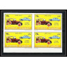 296f - Fujeira MNH ** Mi série N°612/617 B bloc 4 Non dentelé imperf Voiture (Cars car automobiles voitures) 
