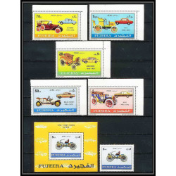 297b - Fujeira MNH ** Mi N°612/617 A + bloc 140 A bloc voiture (Cars car automobiles voitures) 