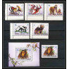 299b - Fujeira MNH ** Mi N°1532/1536 A + bloc N°206 A singe (monkeys monkey apes singes)