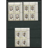 299i - Fujeira MNH ** Mi N°A 374/380 A overprint De gaulle Kennedy churchill pape pope adenauer hammarskjöld bloc 