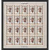 299j - Fujeira MNH ** Mi N°A 374/380 A overprint De gaulle Kennedy churchill pape pope adenauer feuilles sheets