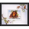 300 - Fujeira MNH ** Mi bloc N°206 A singe (monkeys monkey apes singes) Chimpanzé chimpanzee