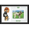 301 bhutan (bouthan) YVERT ** MNH N°56 B Chiens (chien dog dogs) Non dentelé imperf