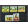 302f - Fujeira MNH ** Mi N°582/586 A cheval (chevaux horse horses) velazquez
