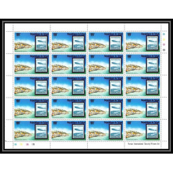 309a Tchad yvert ** MNH N°324 zeppelin feuilles sheets cote 47.50 euros
