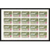 329d - Yemen kingdom MNH ** Mi N°429/433 B cheval chevaux horse arab horses Non dentelé imperf feuilles sheets