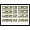 329e Yemen kingdom MNH ** Mi N°429/433 B cheval chevaux arab horses Non dentelé imperf feuilles proofs sheets