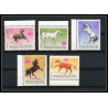 330 - Yemen kingdom MNH ** Mi N°429/433 A cheval (chevaux arabes horse arab horses) 