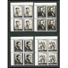 333a - Ajman MNH ** Mi N°289/294 A Year of human righrs Kennedy martin luther king Abraham Lincoln bloc 4