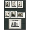 333c Ajman MNH ** Mi N°289/294 + Bloc 44 A Year of human righrs Kennedy martin luther king Abraham Lincoln 