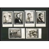 334 - Ajman MNH ** Mi N°289/294 B Year of human righrs Kennedy martin luther king Abraham Lincoln Non dentelé imperf