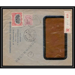 6017 Lettre Belgique (Belgium) recommandé Saint-Josse-ten-Noode 27/9/1921