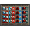 347c - sharjah MNH ** Mi N°221/224 A winston churchill feuilles sheets tirage OR brillant (gold stamps) RARE
