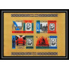 347z - sharjah MNH ** Mi bloc N°16 B winston churchill London st paul's cathedral big ben Non dentelé imperf