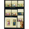 348d - Ajman MNH ** Mi N°117/124 B + bloc 10 B winston churchill overprint Non dentelé imperf