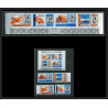 352g - Sharjah khor fakkan MNH ** Mi N° 46 / 49 B + bloc 2 B churchill non dentelé (Imperf) 