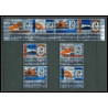 352i - Sharjah khor fakkan MNH ** Mi N° 46 / 49 A winston churchill tirage argent silver jumping st paul's cathedral 