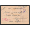 7004/ carte de Prisonnier de Guerre (War) 1914/1918 Kriegsgefangenen giessen pour Rouvenac Aude 1917 