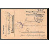 7005/ carte de Prisonnier de Guerre (War) 1914/1918 Kriegsgefangenen mannheim pour Rouvenac Aude 1917 