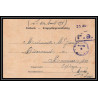 7013/ carte de Prisonnier de Guerre (War) 1914/1918 Kriegsgefangenen giessen pour Rouvenac Aude 1917 
