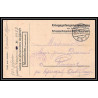 7018/ carte de Prisonnier de Guerre (War) 1914/1918 Kriegsgefangenen mannheim pour Rouvenac Aude 1917 