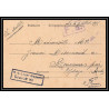 7022/ carte de Prisonnier de Guerre (War) 1914/1918 Kriegsgefangenen giessen pour Rouvenac Aude 1917 