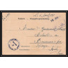 7032/ carte de Prisonnier de Guerre (War) 1914/1918 Kriegsgefangenen giessen pour Rouvenac Aude 1917 