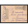 7036/ carte de Prisonnier de Guerre (War) 1914/1918 Kriegsgefangenen mannheim pour Rouvenac Aude 1917 