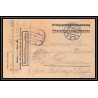 7037/ carte de Prisonnier de Guerre (War) 1914/1918 Kriegsgefangenen mannheim pour Rouvenac Aude 1916 