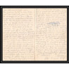 7049/ carte de Prisonnier de Guerre (War) 1914/1918 Kriegsgefangenen giessen pour Rouvenac Aude 1917 + courrier