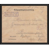 7052/ carte de Prisonnier de Guerre (War) 1914/1918 Kriegsgefangenen giessen pour Rouvenac Aude 1917 + courrier