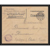 7054/ carte de Prisonnier de Guerre (War) 1914/1918 Kriegsgefangenen mannheim pour Rouvenac Aude 1917 + courrier