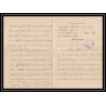 7056/ carte de Prisonnier de Guerre (War) 1914/1918 Kriegsgefangenen giessen pour Rouvenac Aude 1917 + courrier 