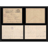 7058/ carte de Prisonnier de Guerre (War) 1914/1918 Kriegsgefangenen mannheim pour Rouvenac Aude 1917 + courrier 