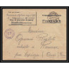 7058/ carte de Prisonnier de Guerre (War) 1914/1918 Kriegsgefangenen mannheim pour Rouvenac Aude 1917 + courrier 