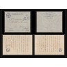 7061/ carte de Prisonnier de Guerre (War) 1914/1918 Kriegsgefangenen giessen pour Rouvenac Aude 1917 + courrier 