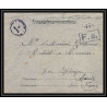 7061/ carte de Prisonnier de Guerre (War) 1914/1918 Kriegsgefangenen giessen pour Rouvenac Aude 1917 + courrier 